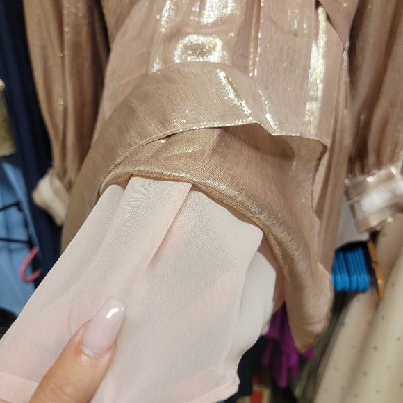 Ramy Brook Rose Gold Dress - Picture 4 of 5